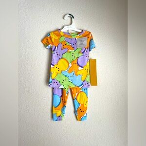 Peeps Colorful Kids' Two piece Pajama Set size 18M-NWT